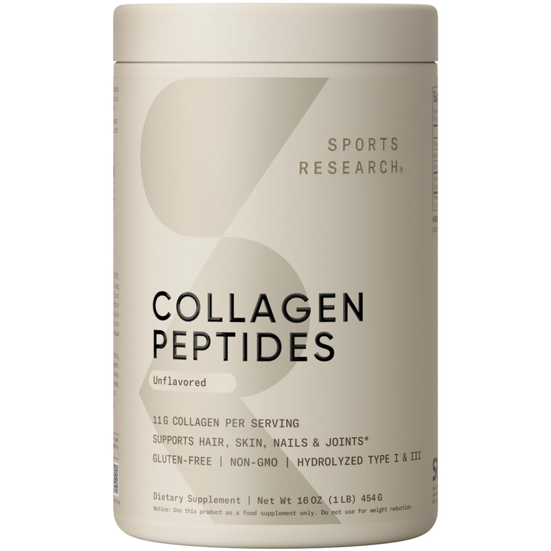 Sports Research Collagen Peptides - Hydrolyzed Type 1 & 3 Collagen Powder Protein Supplement for Healthy Skin Sports Research buy supplements canada