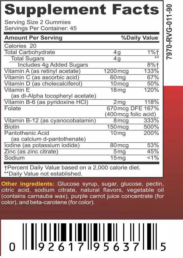 Bariatric Expert Multivitamin Gummies – Fast-Melting Dietary Supplement for Adults Post-Gastric Sleeve and Bypass, Nutritionist Recommended, 90 Count Bariatric Food Expert buy supplements canada
