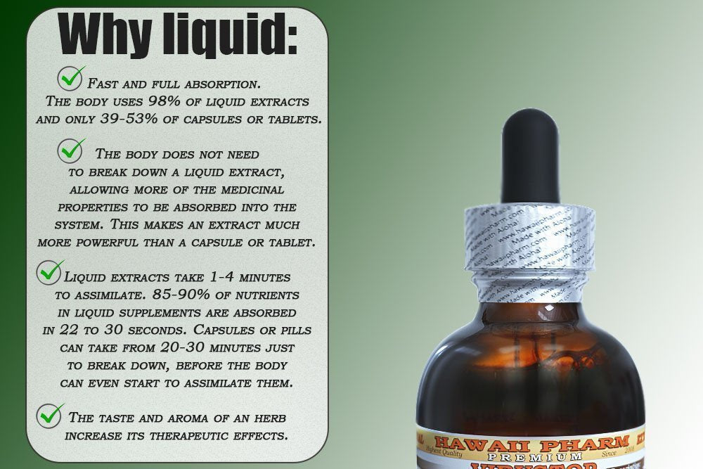 Wild Yam Liquid Extract, Wild Yam (Dioscorea Villosa) Tincture 2x2 oz HawaiiPharm buy supplements canada