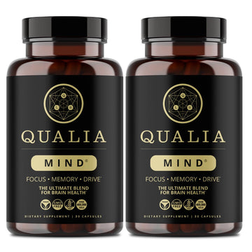 Qualia Mind — Beat Brain Fog | Doctor-Formulated Premium Brain Nourishment | Fuel Focus, Drive & Energy | 32 Ingredients Including Lion’s Mane, Cognizin™️, Ginkgo & More| 2 Week Supply* QUALIA LIFE SCIENCES buy supplements canada