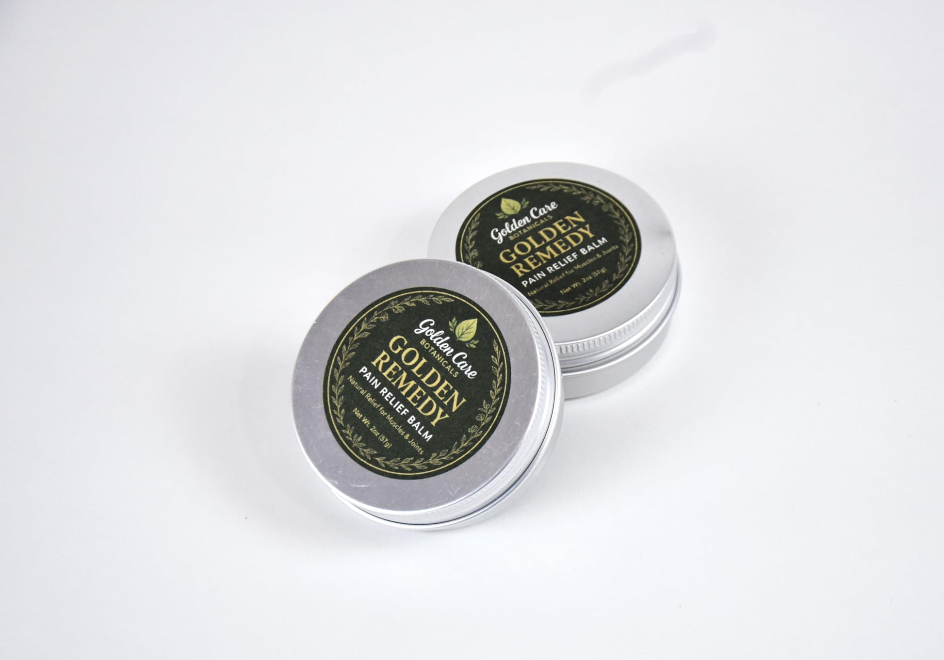 Golden Remedy Pain Balm - Topical Analgesic with Menthol & Camphor - Fast Acting Cooling Formula Golden Care Botanicals buy supplements canada