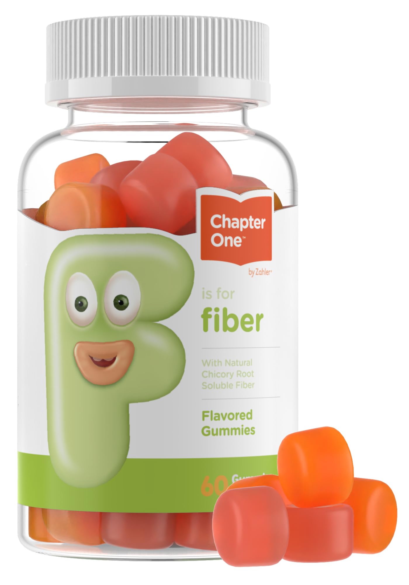 Zahler Chapter One Fiber Gummies - Soluble Fiber for Digestive Health Support - Flavored Gummies for Kids - Natural Chicory Root - Kosher, Dairy-Free, Zahler buy supplements canada