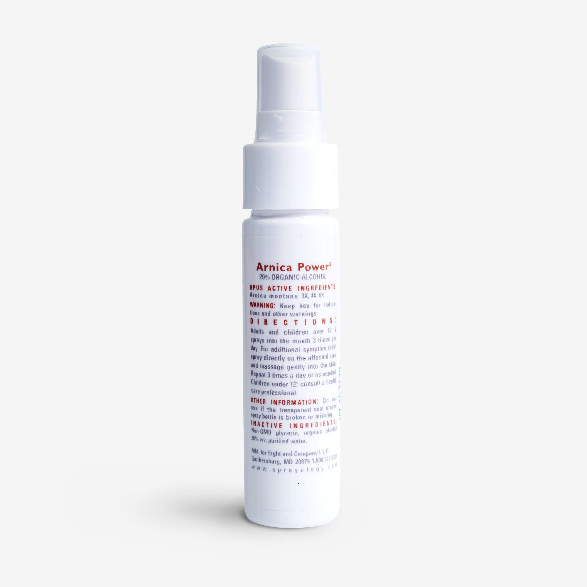 Sprayology Arnica Power - Homeopathic Oral Spray to Alleviate Muscle and Joint Discomfort | Vegan | Gluten-Free | All Natural | Lactose Free | Vegan | 30 Day Supply (1.38 fl oz) Sprayology buy supplements canada