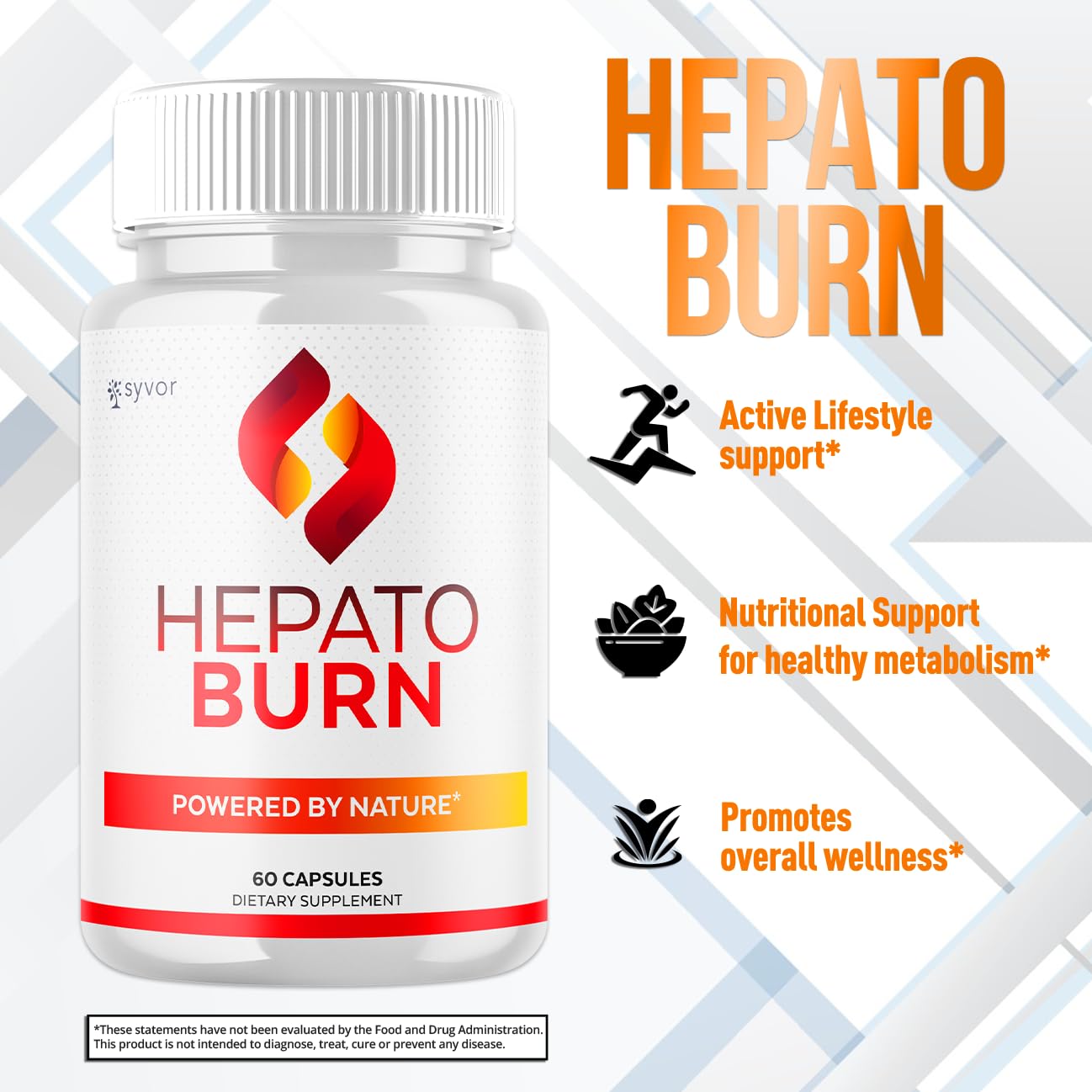 (3 Pack) Hepato Burn Capsules, Official Hepato Burn Pills with All Natural Premium Ingredients, Hepatoburn Energy and Fitness Vitamin Supplement, Hepatoburn Lifestyle Powered by Nature (180 Capsules) Syvor buy supplements canada