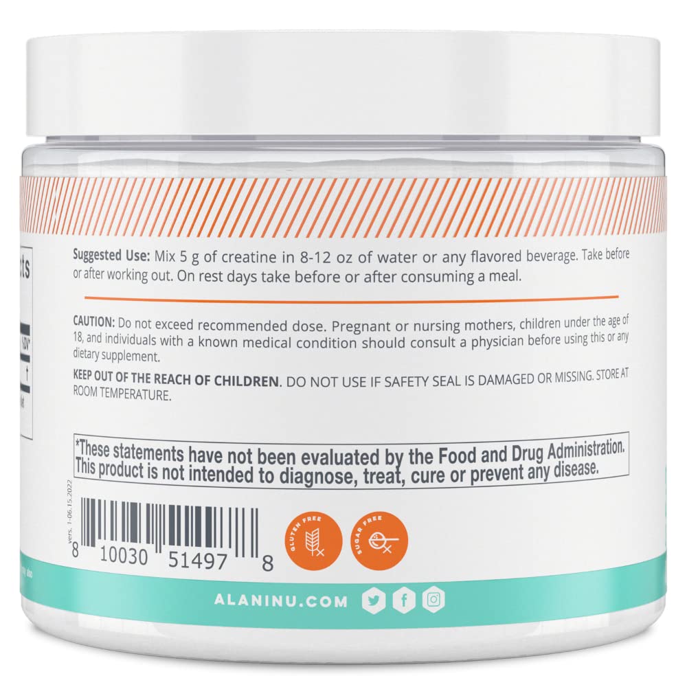 Alani Nu Creatine Monohydrate Powder and Pre Workout Breezeberry Powder Bundle Alani Nu buy supplements canada