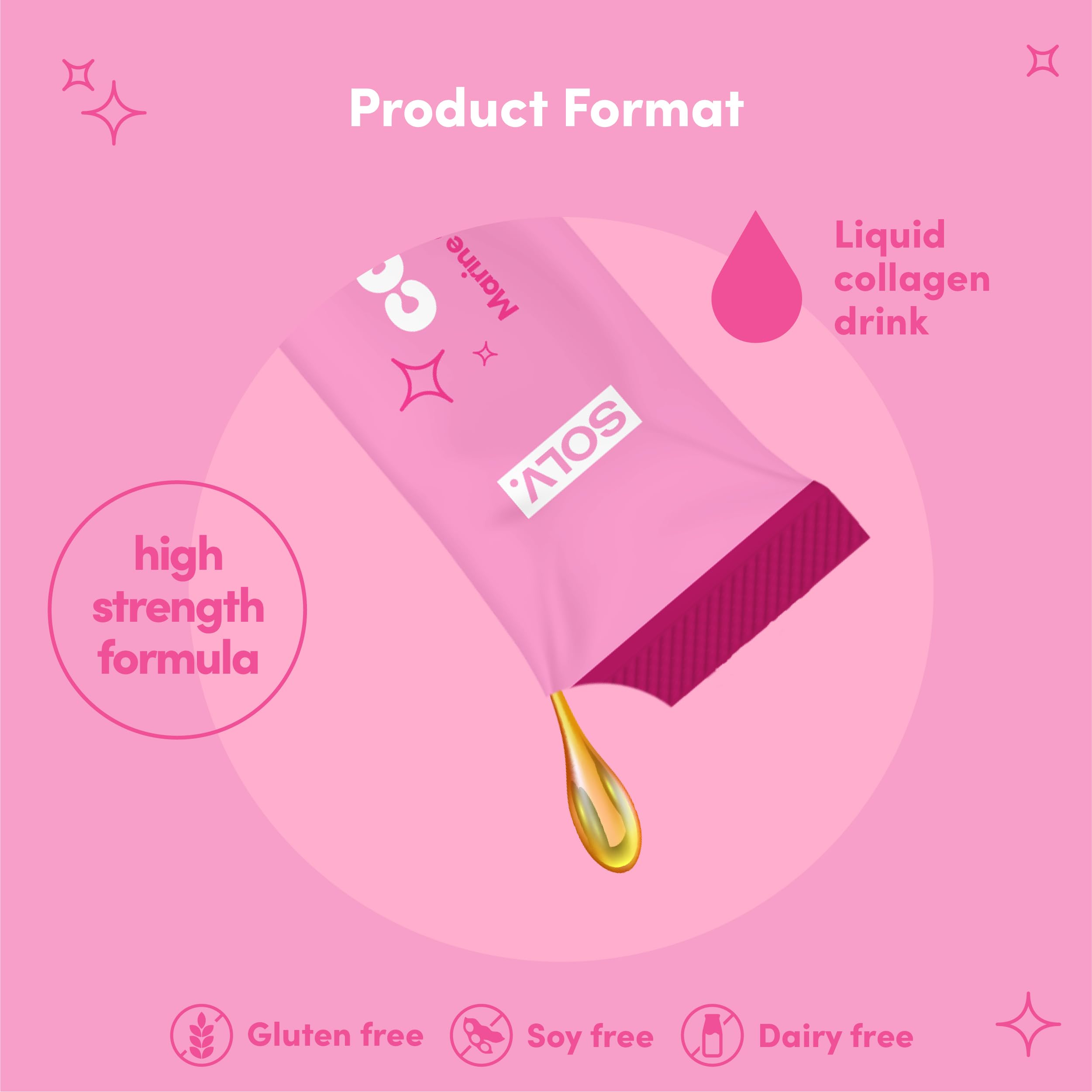 Solv Liquid 8000mg Marine Collagen Peptide Beauty Supplement Gel 14x15ml Sachets High Strength Great Tasting VIT C Biotin SOLV buy supplements canada