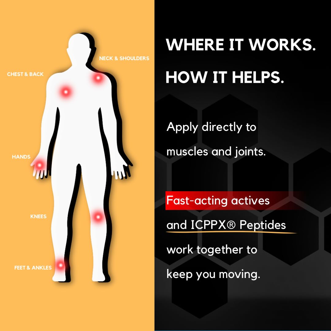 PEP+ STRYDE HEAT - Peptide-Powered Muscle & Joint Care Cream for Pre-Workout Activation - Warming Capsaicin Formula, Fast-Absorbing, Non-Greasy, Travel-Ready 0.34 fl oz (2-Pack, 30-40 Uses per Bottle) PEP+ STRYDE buy supplements canada