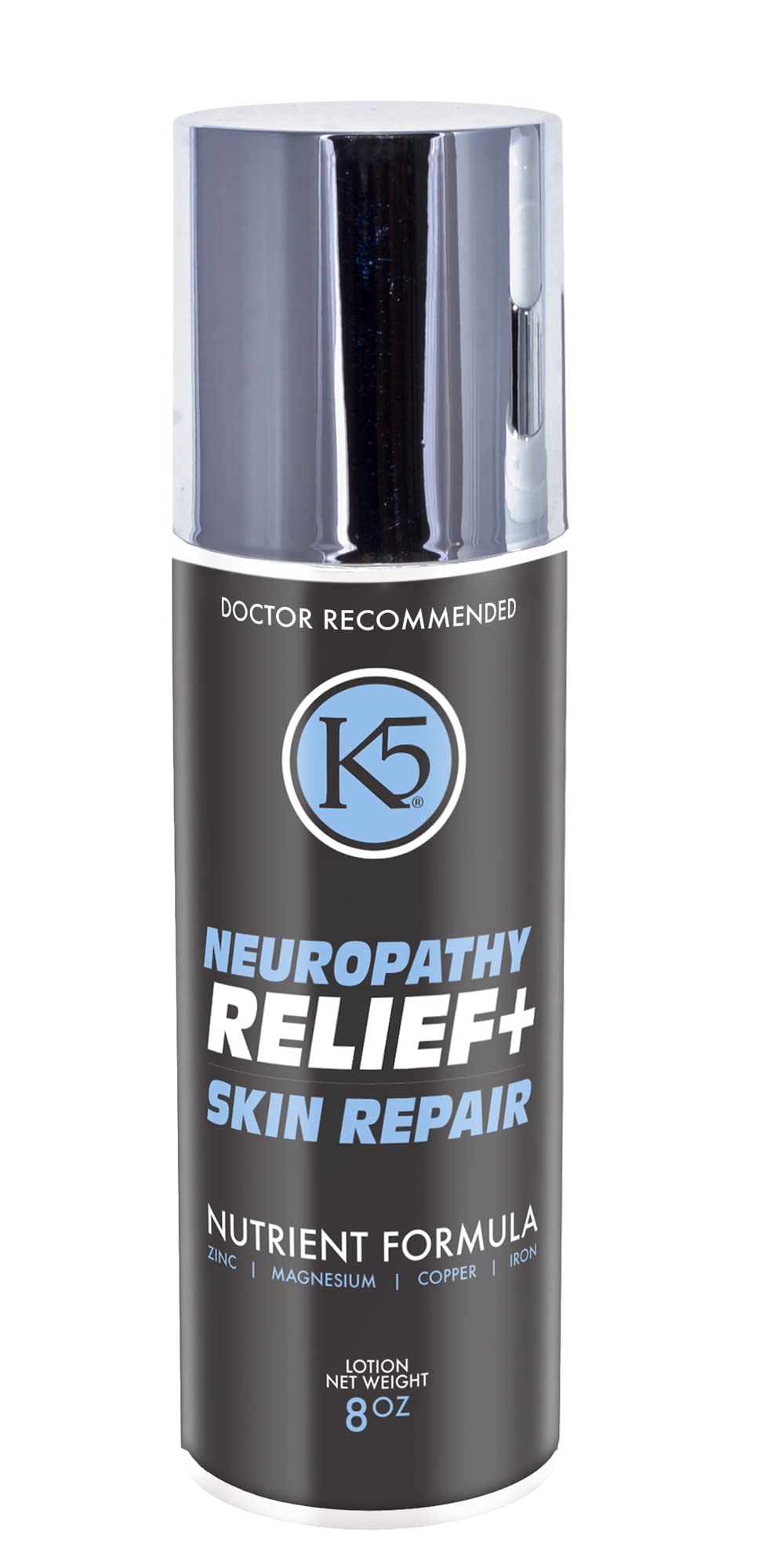 K5 Neuropathy Relief & Skin Healing Cream – Doctor Recommended for Feet, Legs and Toes – Over 20 Vitamins & Minerals – Reduce Neuropathy Symptoms & Repair Damaged Skin (8 Fl Oz) K5 buy supplements canada