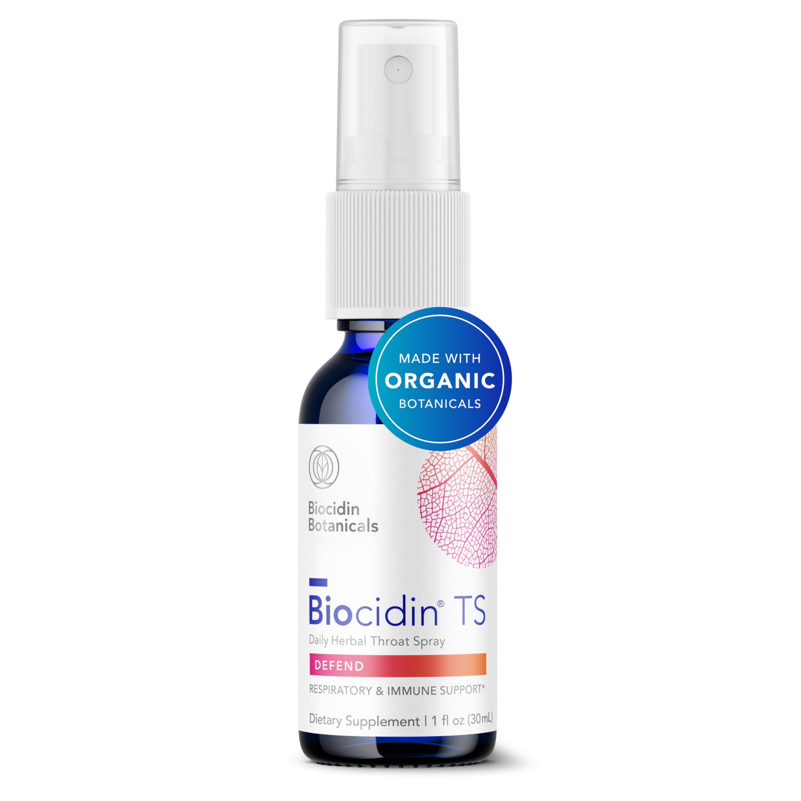Biocidin Throat Spray - Throat Numbing Spray for Immune Support with Biocidin Blend - Clinically Researched, Fast-Acting for Seasonal Aid or Travel - Support Upper Respiratory Tract (1 fl oz) Bio-Botanical Research buy supplements canada