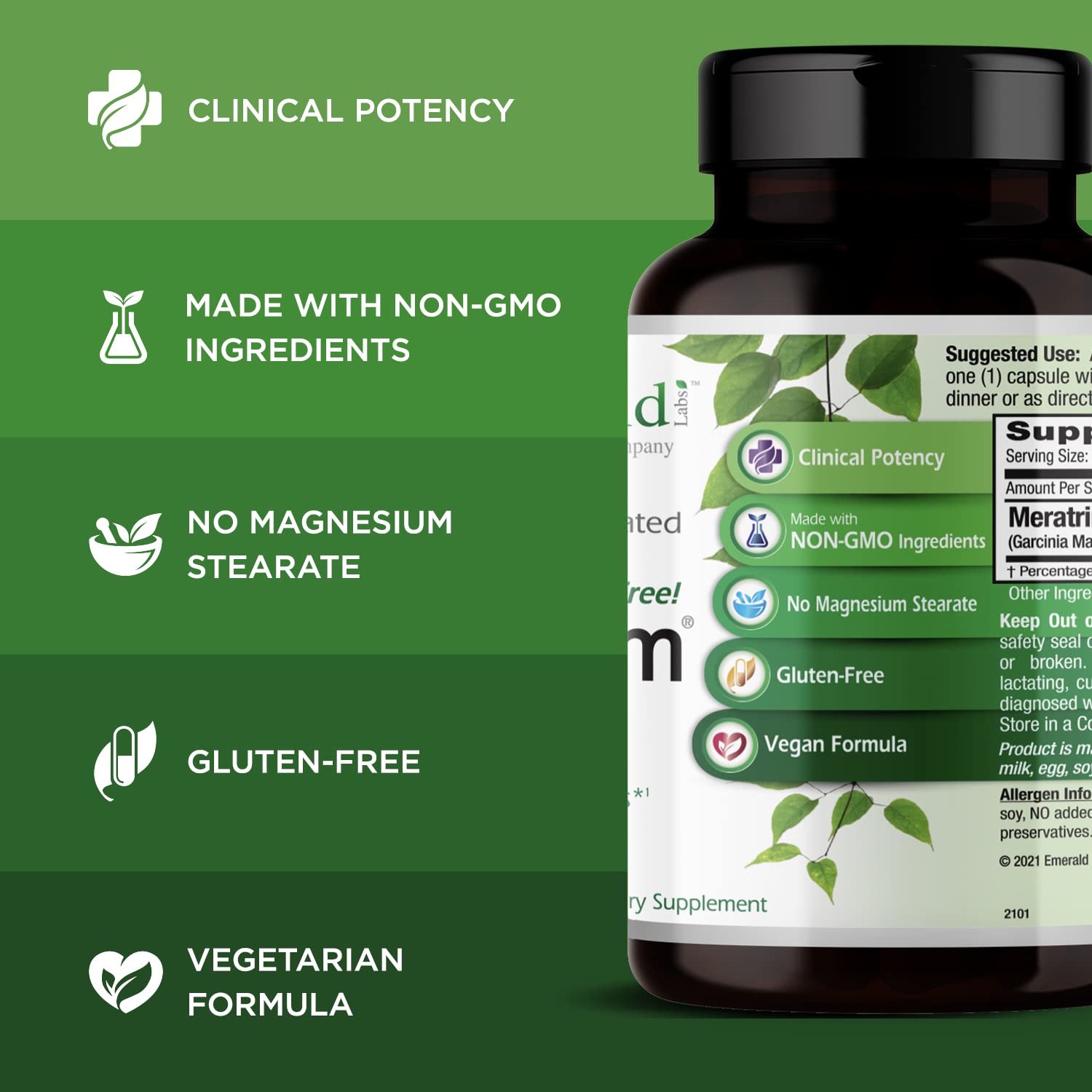 Emerald Labs Meratrim 800 mg - Daily Supplement for Weight Management Support Emerald Labs buy supplements canada