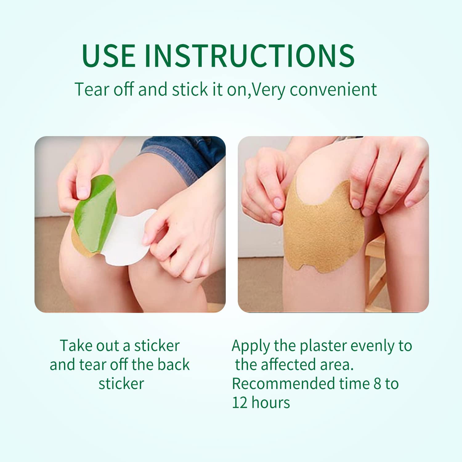 Knee Patch 72 Pcs, for The Relief of Muscle Pain in Joints, Neck and Shoulders, Long-Lasting Warm Knee Patches Maengve buy supplements canada
