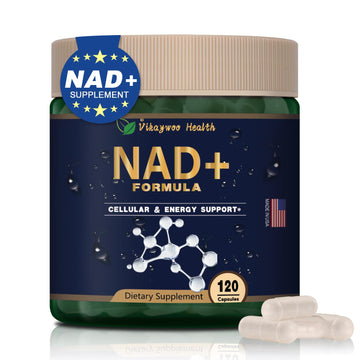 Vikaywoo NAD Supplement 1585 Mg -True NAD & Resveratrol, NMN Alternative Liposomal NAD+ for Women & Men, Support Cellular Health, Stamina & Healthy Aging - 120 Capsules Vikaywoo buy supplements canada