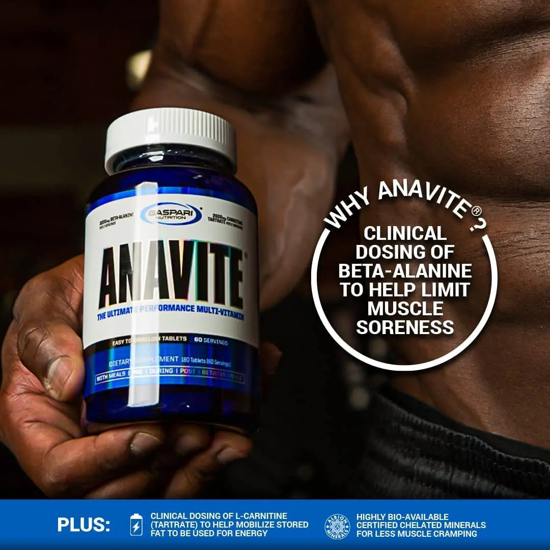 Gaspari Nutrition Anavite, Full Spectrum Multi-Vitamin Packs, Anavite Multivitamins, CLA, Omega 3s, Proven Gut, and Proven Liver Detox Gaspari Nutrition buy supplements canada