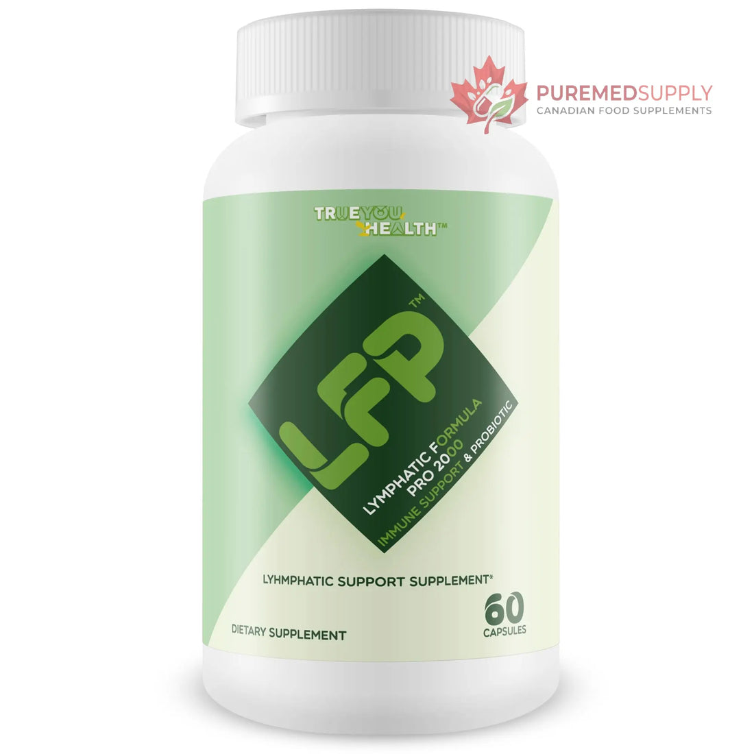 LFP - Lymphatic Formula Pro 2000 Immune Support & Probiotic - Lymphatic Support Supplement to Promote Healthy Immune System & Lymphatic Function - Aid Immune Response, Gut Health, & Overall Health True You Health buy supplements canada