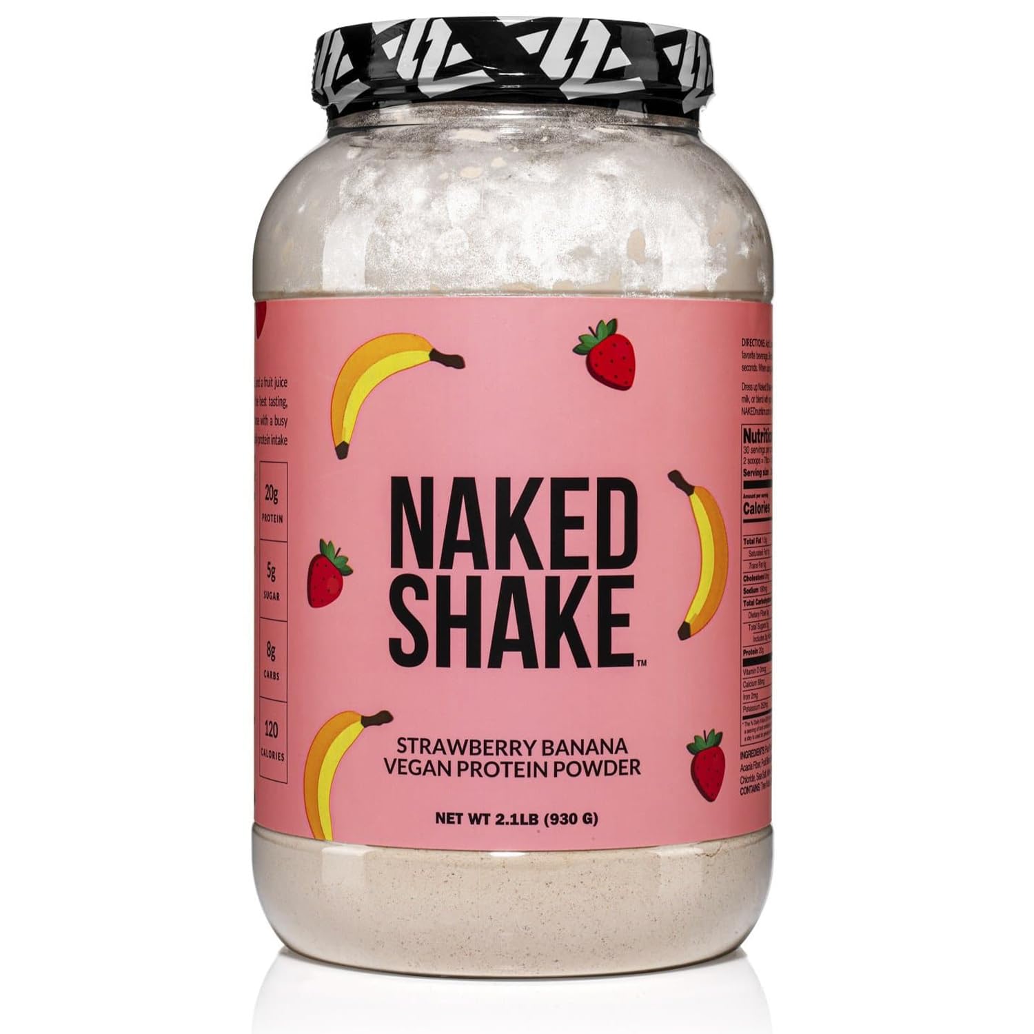 NAKED nutrition Naked Shake - Vegan Protein Powder, Strawberry Banana - Flavored Plant NAKED buy supplements canada
