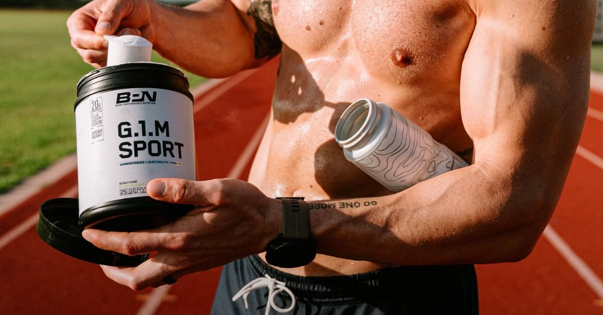 BARE PERFORMANCE NUTRITION, BPN G.1.M Go One More Sport, Endurance Training Fuel, Superior Carbohydrate & Electrolytes Powder Formula, Reduce Fatigue, Lemon Lime, 25 Servings BARE PERFORMANCE NUTRITION buy supplements canada