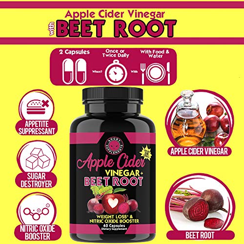 Angry Supplements Apple Cider Vinegar + Beet Root Capsules, Detox Pills, Nitric Oxide Angry Supplements buy supplements canada
