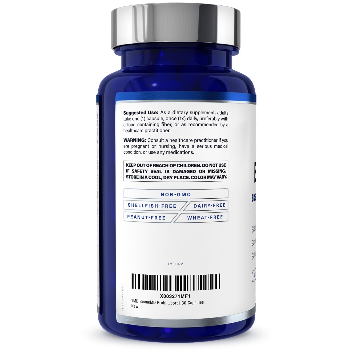 1MD Nutrition BiomeMD Probiotics for Women - Daily Prebiotics and Probiotics for Women - More Than 60 Billion CFUs, 15 Strains - Womens Probiotic to Support Urinary 1MD Nutrition buy supplements canada