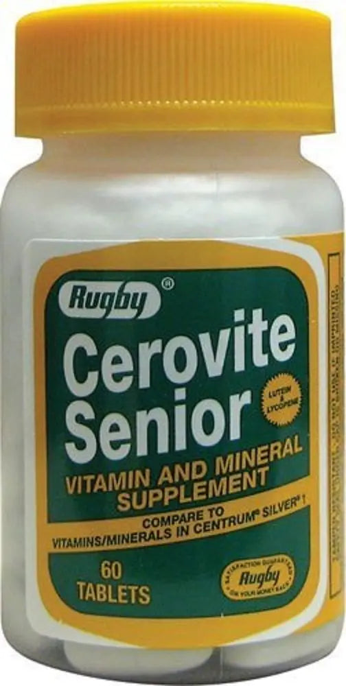 Rugby Cerovite Senior 60 CT (3 Pack) RUGBY LABORATORIES buy supplements canada