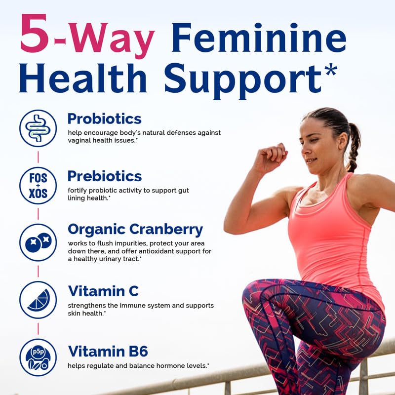 Innate Vitality Women’s Probiotics, 100 Billion CFUs 18 Strains, with Cranberry, Vitamin C Innate Vitality buy supplements canada