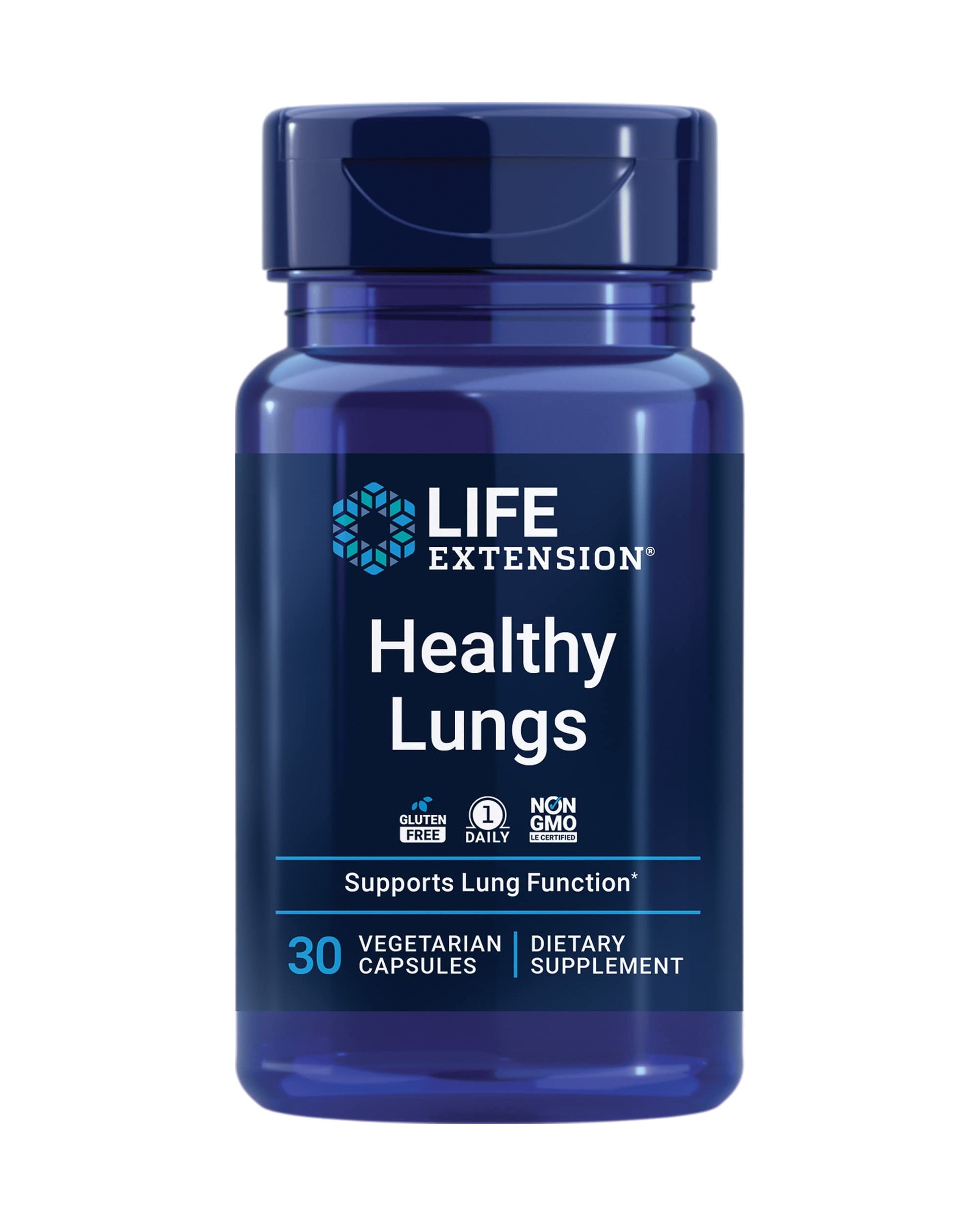 Life Extension Healthy Lungs, Respiratory Supplement, Lung Protection, Boswellia Serrata, Saffron Extract, Once-Daily, Gluten Free, Non-GMO, Vegetarian, 30 Capsules Life Extension buy supplements canada