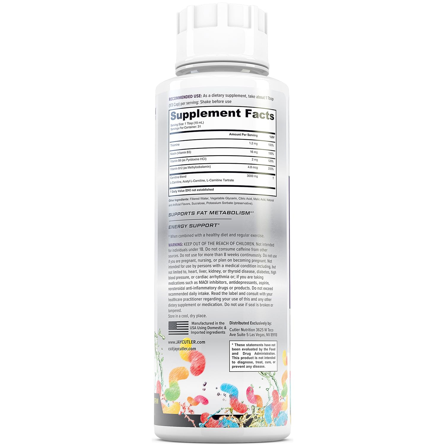 Cutler Nutrition Liquid L-Carnitine Fat Burner Supplement with Acetyl L-Carnitine & L-Carnitine Tartrate - Fat Burner Formula for Optimal Absorption, Cutler Nutrition buy supplements canada
