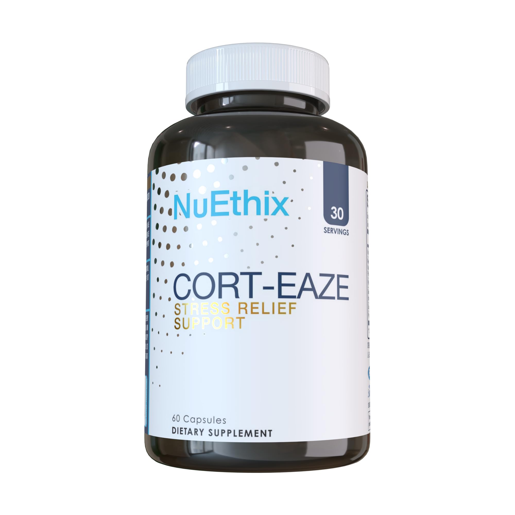 NuEthix Formulations Cort-Eaze - Cortisol Supplement - Health Support Supplement with Ashwagandha, L-Theanine & Rhodiola Rosea - Relaxation and Deep Sleep, 60 Capsules, 30 Servings NuEthix Formulations buy supplements canada