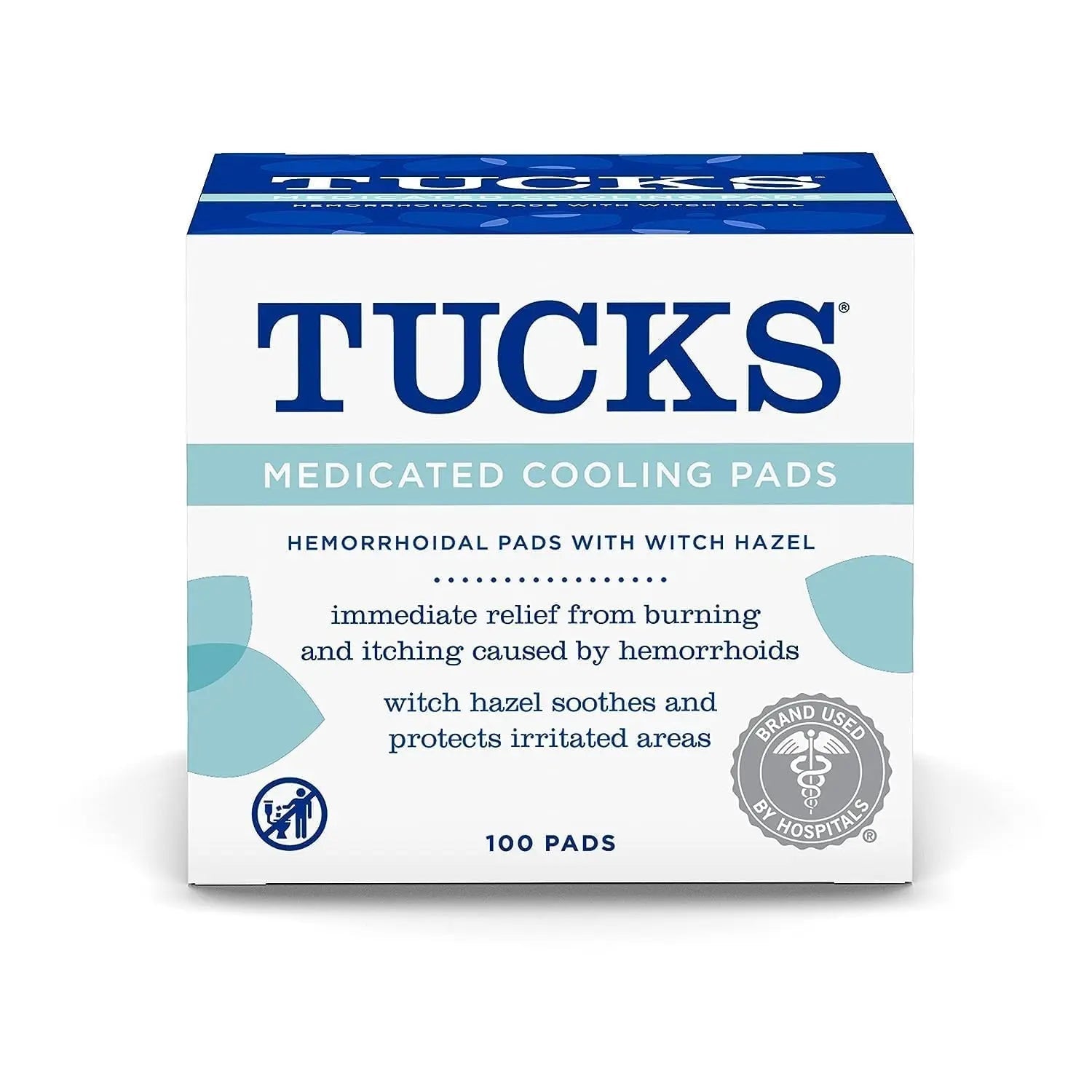 TUCKS Medicated Cooling Pads, 100 Count – Hemorrhoid Pads with Witch Hazel, Cleanses Sensitive Areas, Protects from Irritation, Hemorrhoid Treatment, Medicated Pads Used by Hospitals TUCKS buy supplements canada