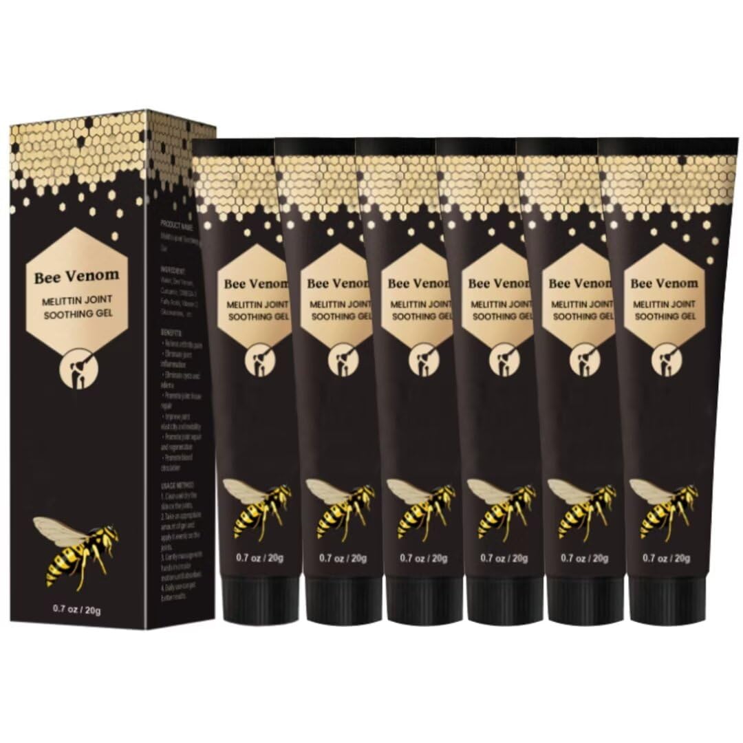 ETKOVNJ 6 Packs Bee Venom Cream, Bee Venom Bone Gel Joint Gel for Neck, Waist, Back of Hands, Feet and Legs ETKOVNJ buy supplements canada