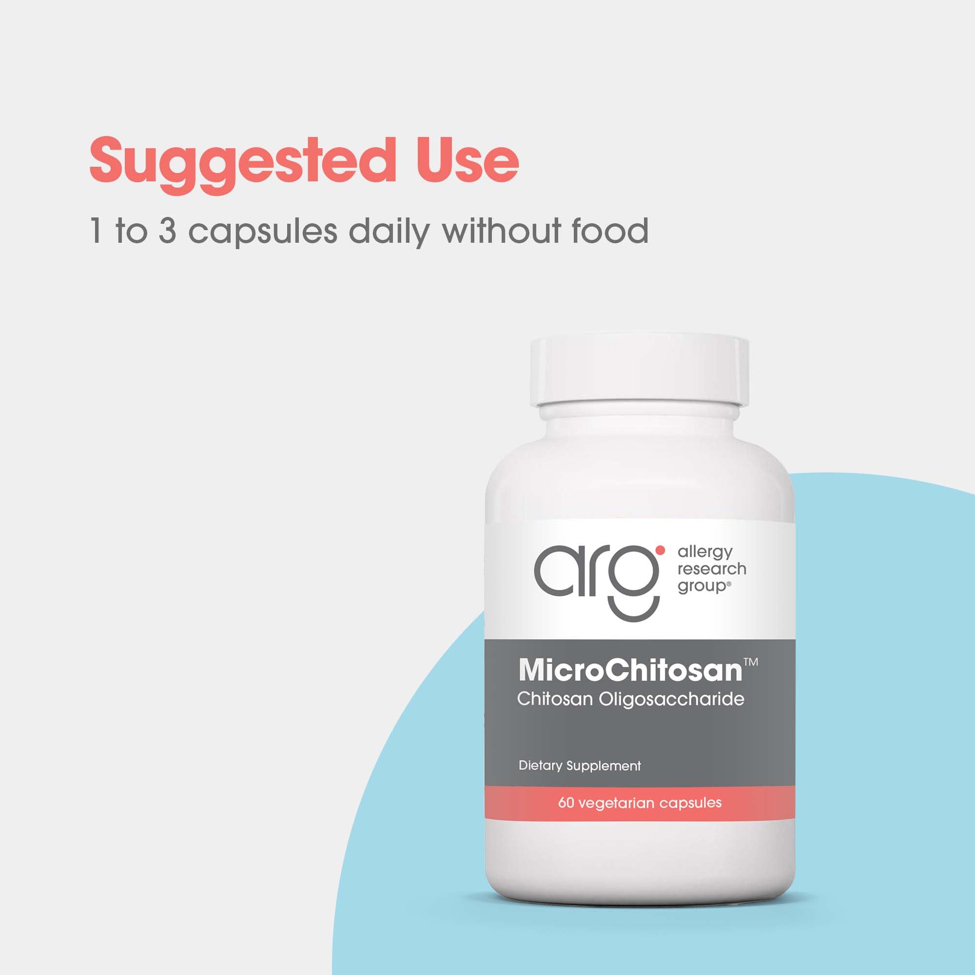 Allergy Research Group MicroChitosan Supplement - Chitosan, Chitosan Oligosaccharide, Cleansing Support Binder, Enhanced Detoxification Allergy Research Group buy supplements canada