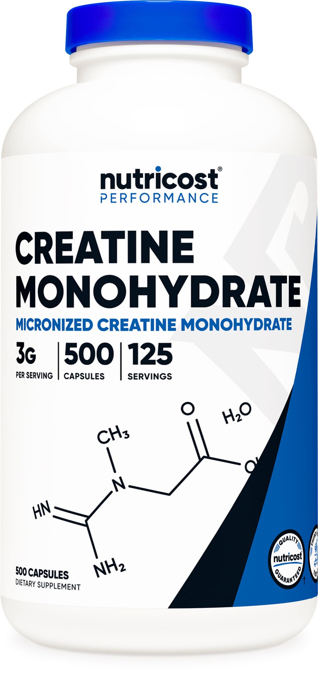 Nutricost Micronized Creatine Monohydrate 3,000mg 500 Capsules, 125 Servings Nutricost buy supplements canada