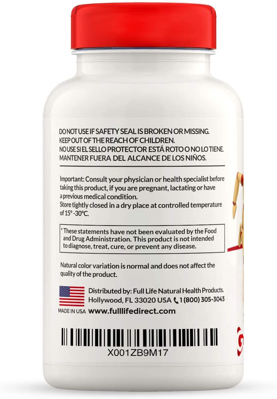 Full Life Reuma-Art X Strength – 400 mg Herbal Supplements - Supports Joint Flexibility – 180 Veggie Capsules Full Life buy supplements canada
