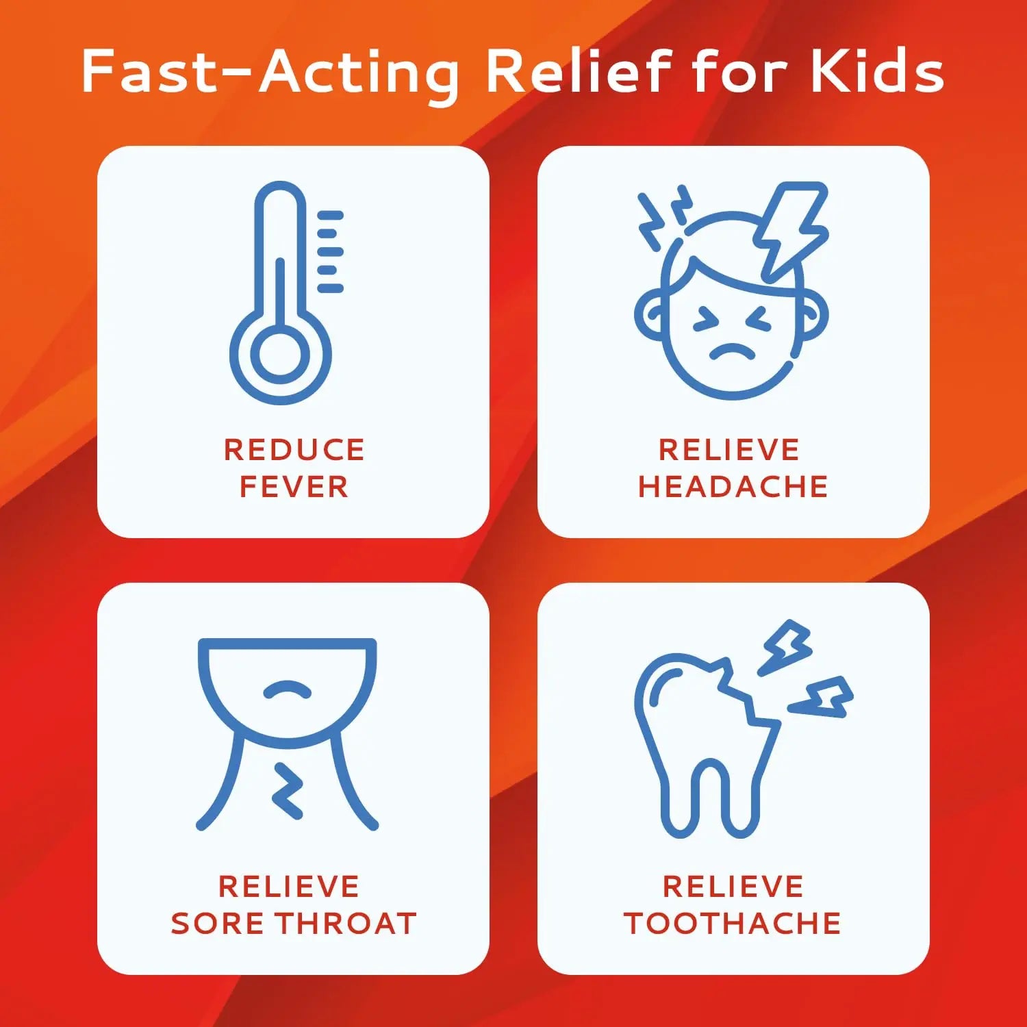 CALMOUR Children's Acetaminophen 36 Strips | Pain Reliever & Fever Reducer | Fast-Acting Support for Cold & Flu Symptoms | Oral Chewable Strips for Kids Ages 2-9 | Travel Size, Orange Flavor CALMOUR buy supplements canada