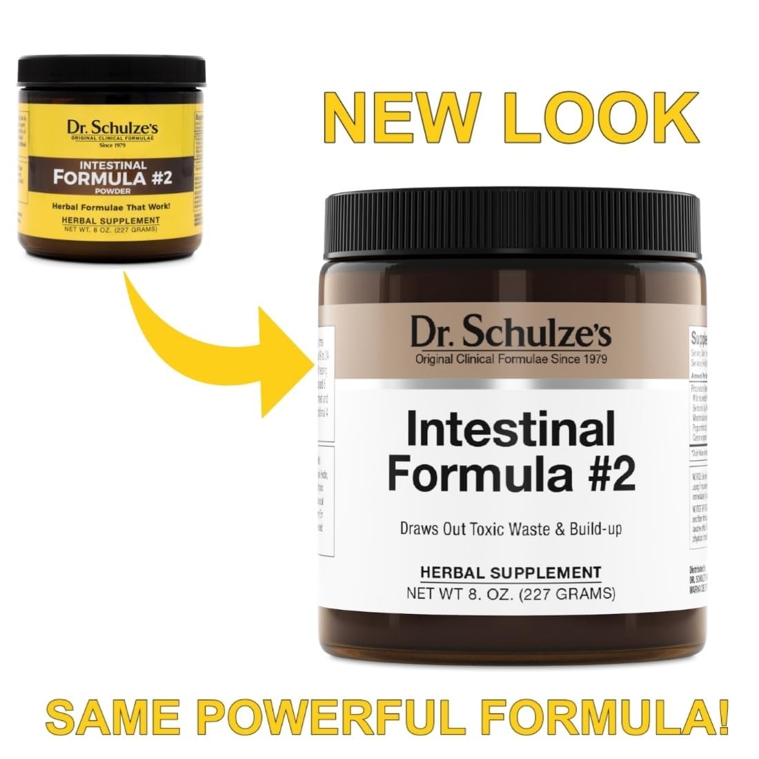 Dr. Schulze's Intestinal Formula #2 - Cleansing Supplement for Colon Health Support - Supports Daily Elimination - Plant-Based Herbal Supplement - Gluten-Free & Vegan - 8 oz Dr. Schulze's buy supplements canada