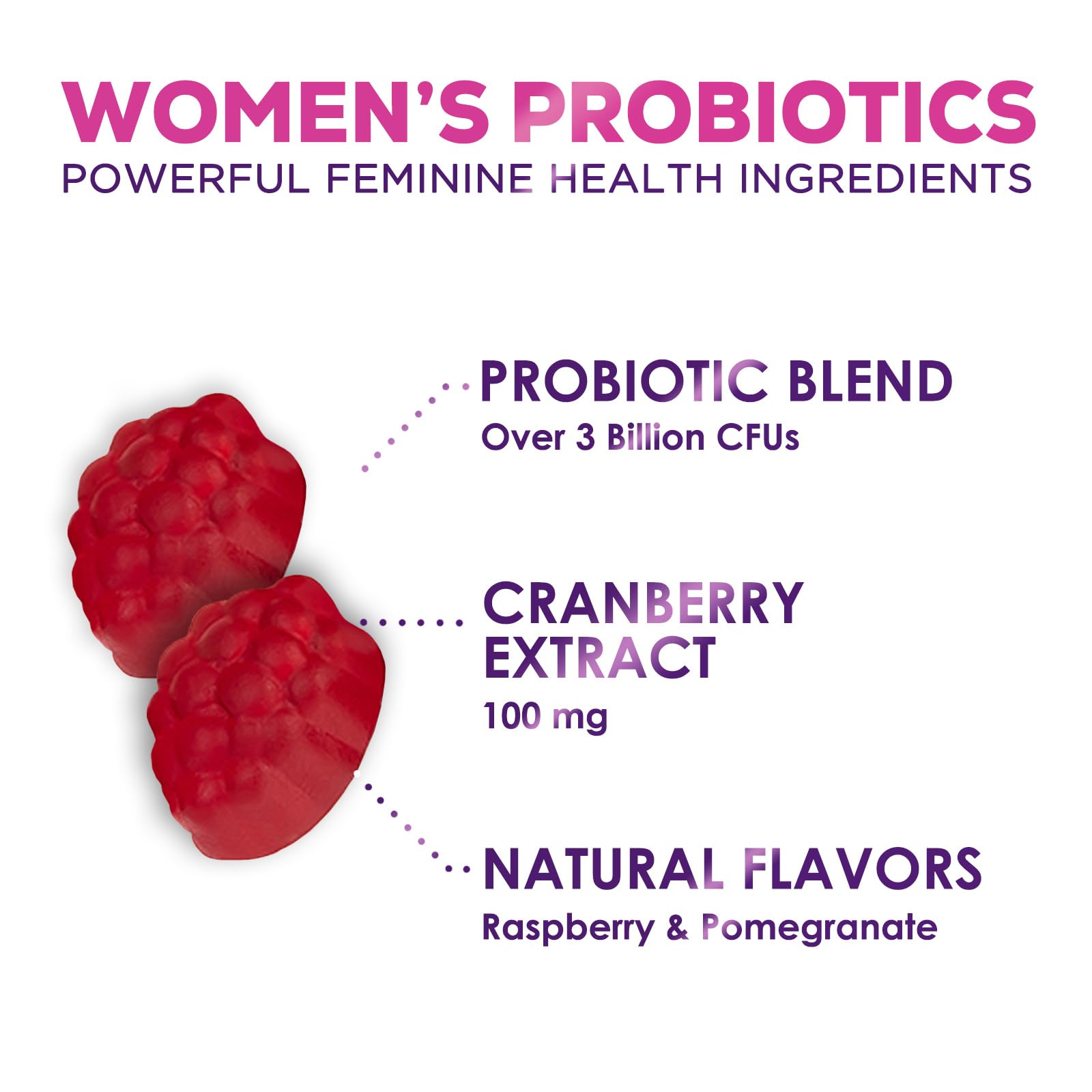 Probiotics for Women + Cranberry - 3 Billion CFU Guaranteed & 6 Vegan Strains for Women's Hello Lovely! buy supplements canada