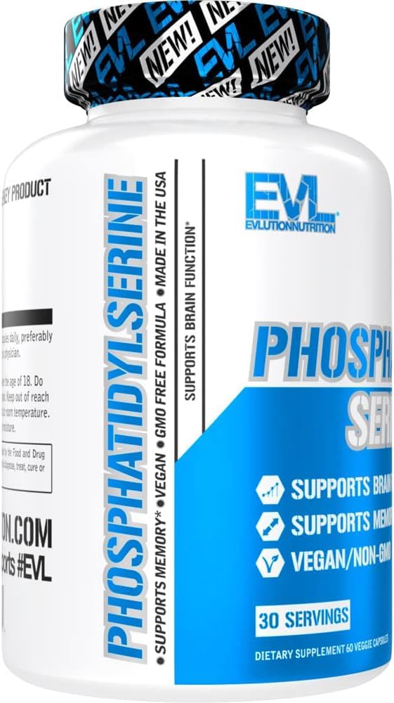 PhosphatidylSerine Nootropics Brain Support Supplement - Advanced Anti Aging Brain Health Supplement for Adults - Memory and Focus with Phosphatidylserine 300mg - EVL Vegan Non-GMO Evlution buy supplements canada