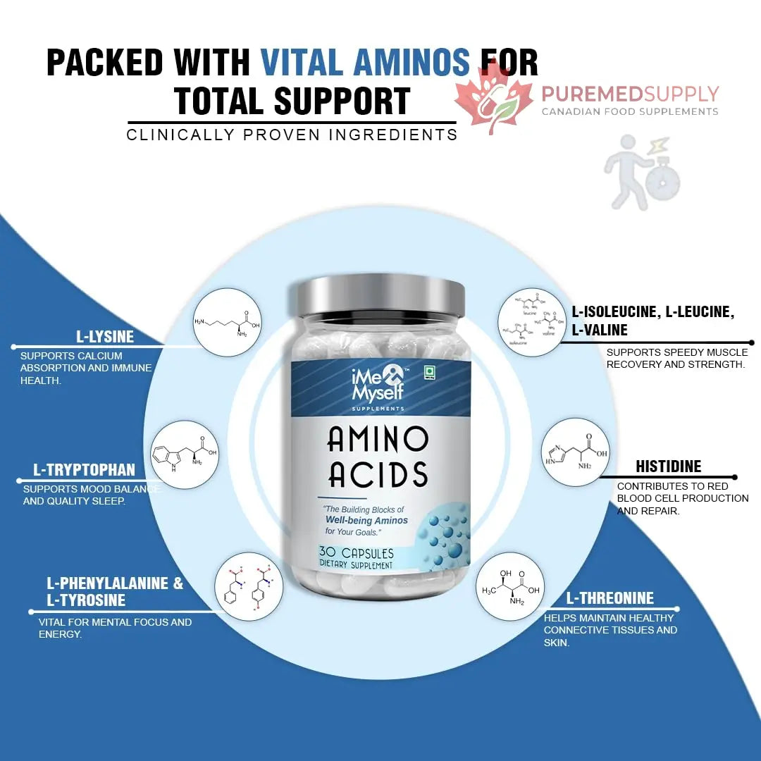 iMeMyself Amino Acid | 30 Veg Capsules iMeMyself buy supplements canada
