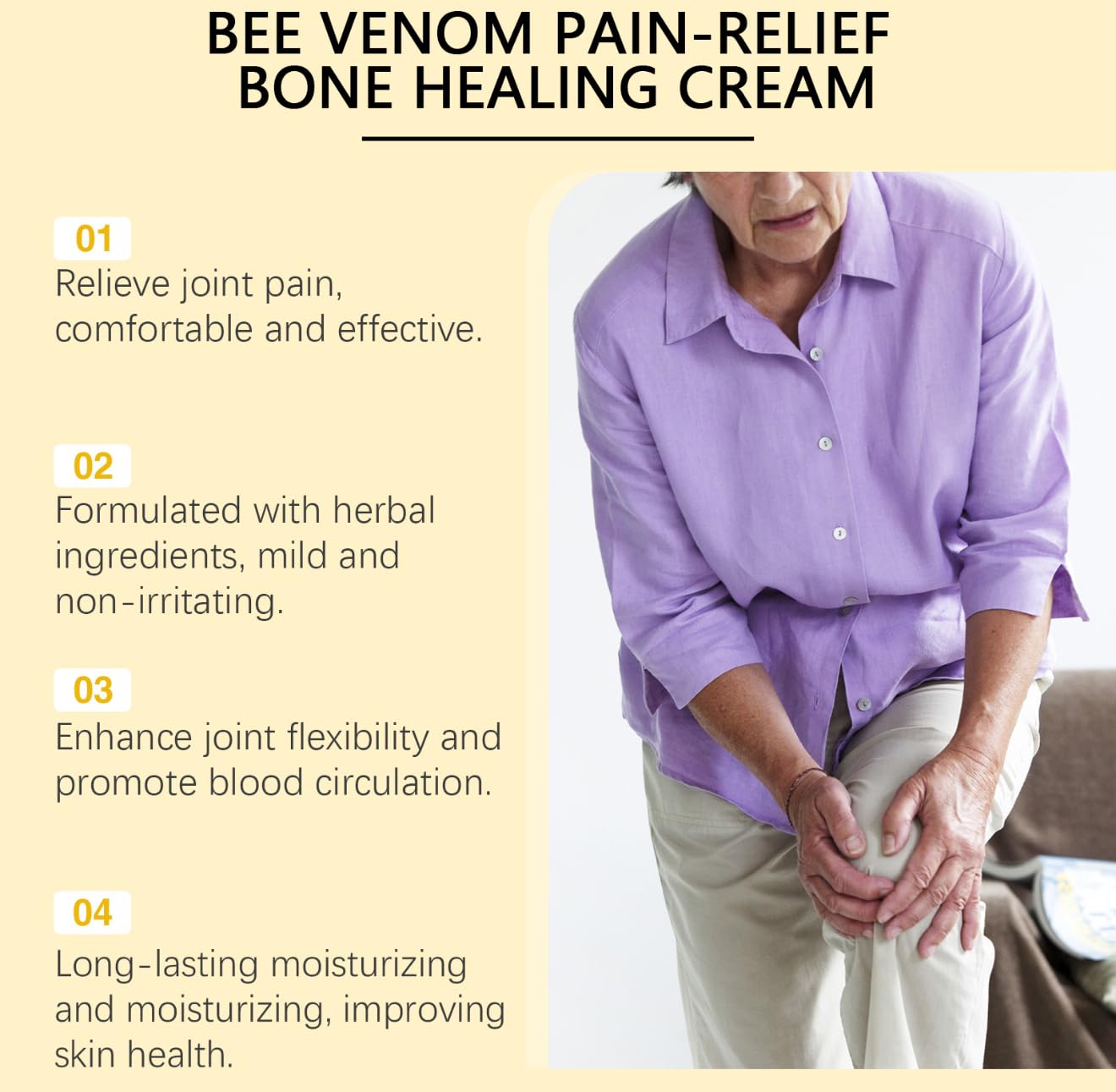3 Diamonds Bee Venom Cream, Natural Joint & Bone Soothing Ointment for Back, Knees, Hands, Neck & Feet – Fast Absorbing Bee Venom Cream – 60g/2.12oz 3 Diamonds buy supplements canada