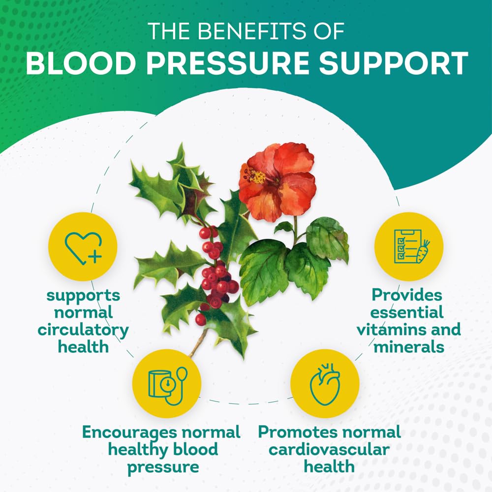 PurePremium Blood Pressure Support Supplement with Hawthorn, Hibiscus & Garlic PurePremium Supplements buy supplements canada