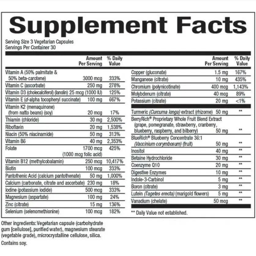 MultiFactors by Natural Factors, Women's 50+ Multivitamin & Mineral Formula, Dietary Supplement for Nutritional Support, 90 capsules (30 servings) Natural Factors buy supplements canada