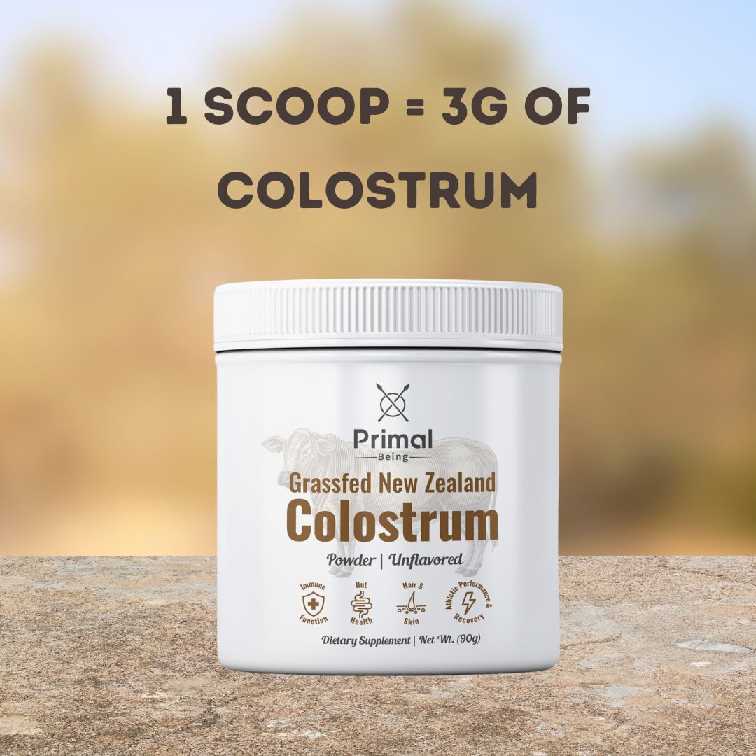 Primal Being Grassfed Beef Colostrum - Supports Immune Function, Gut Health, Hair Primal Being buy supplements canada
