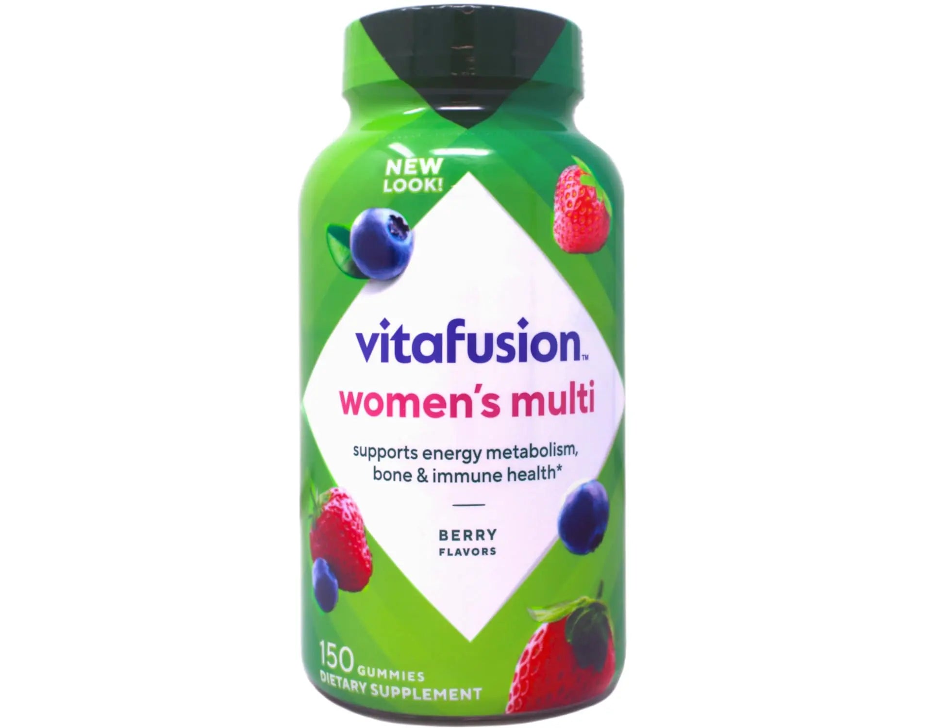 Vitafusion 150 Count with Vitamins A, C, D, E, B-6 and B-12 Womens Multivitamin Gummies, Berry Flavored Daily Vitamins for Women Vitafusion buy supplements canada
