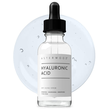 Asterwood Hyaluronic Acid Serum for Face - Plumping, Anti-Aging, Hydrating - Fragrance-Free - 1 Fl Oz Asterwood buy supplements canada