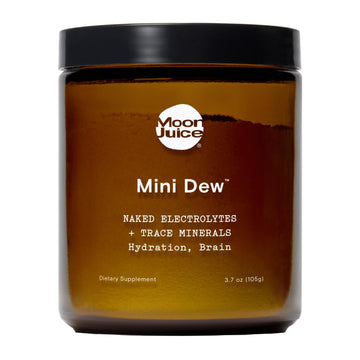 Moon Juice Mini Dew Electrolytes Powder - Sugar Free Minerals & Electrolyte Hydration Powder for Instant Hydration & Brain Support - Magnesium, Calcium, Potassium, Pink Salt, Unflavored, 30 Servings Moon Juice buy supplements canada