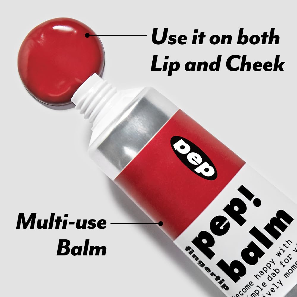 I'M MEME Lip and Cheek Tint - PepBalm 001 Recharger | Wtih Shea Butter, Gift, Liquid Blush, Travel-Friendly, Highly Pigmented, Non-Drying, Sheer Balm Gross Tint, 0.52 Oz I'M MEME buy supplements canada
