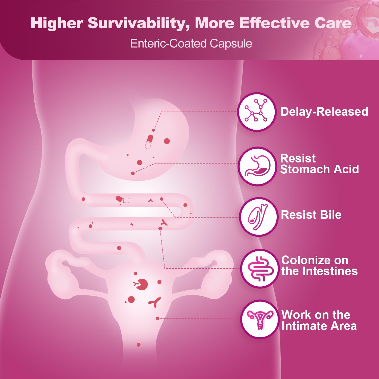 NATURE TARGET Probiotics for Women Urinary Tract Health with D Mannose & Cranberry - 60 Billion CFUs Vaginal Probiotics for Digestive Health, UTI & PH Balance with Prebiotics - 90 Capsules NATURE TARGET buy supplements canada