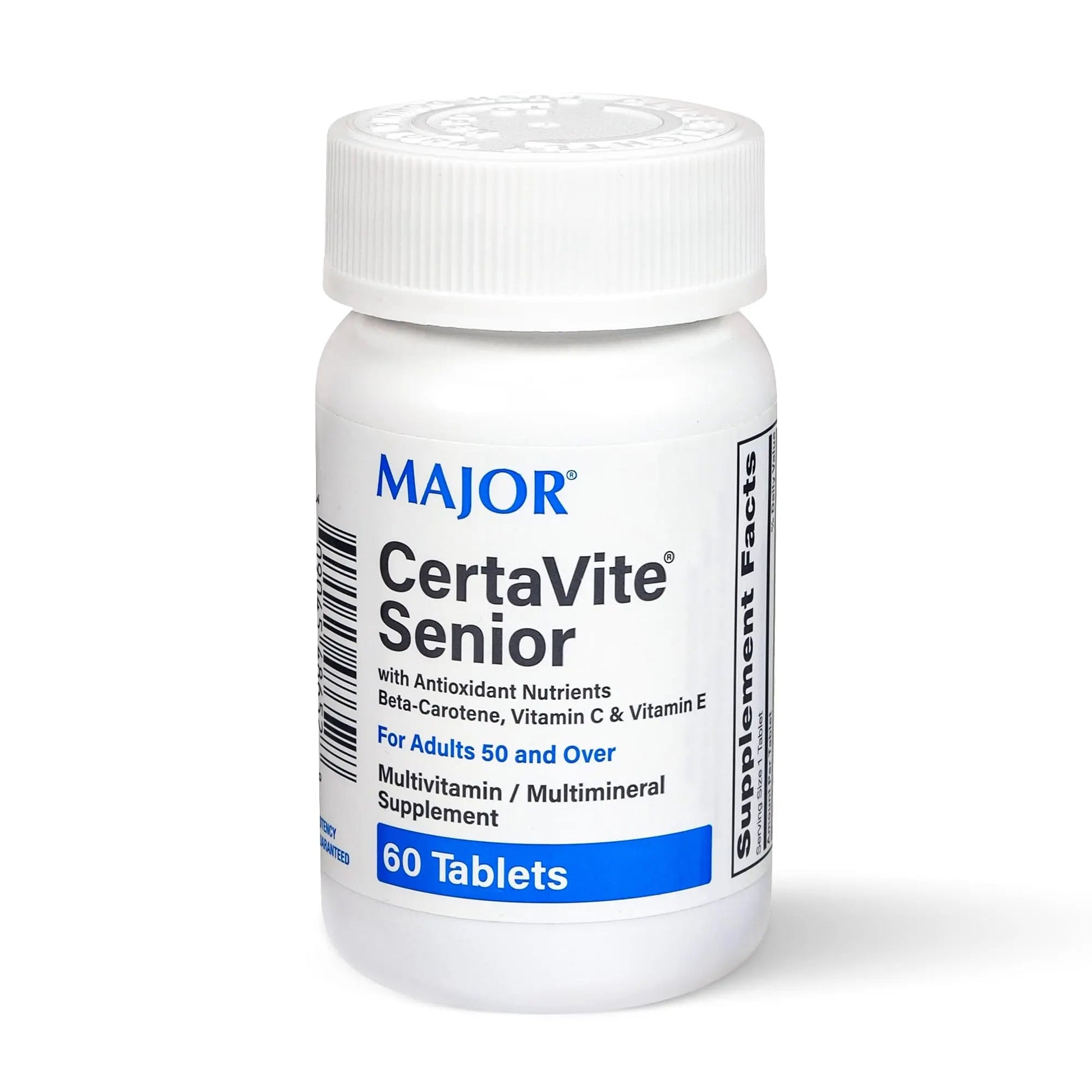MAJOR CertaVite Senior Multivitamin with Antioxidants – Multivitamin for Women and Men with Beta-Carotene, Iron MAJOR buy supplements canada