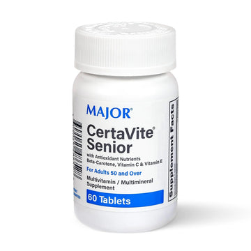 MAJOR CertaVite Senior Multivitamin with Antioxidants – Multivitamin for Women and Men with Beta-Carotene, Iron MAJOR buy supplements canada