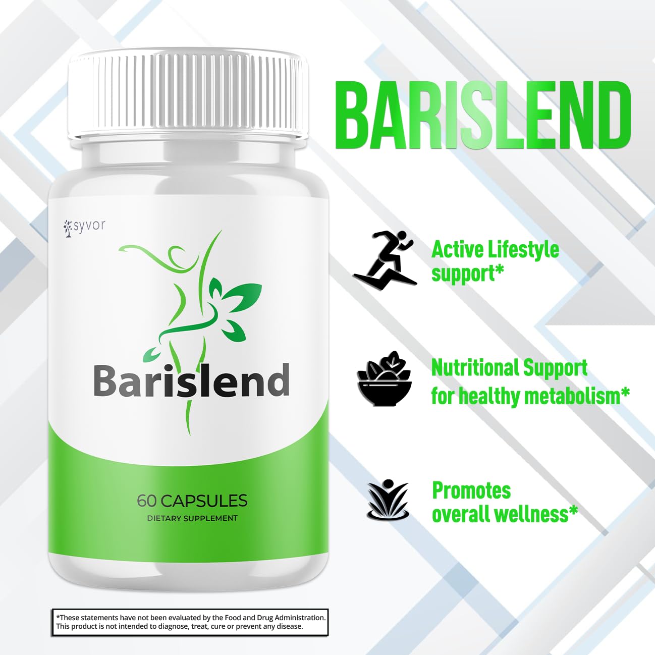(3 Pack) Barislend Capsules, Official Barislend Pink Salt Pills with All Natural Ingredients, Bari-Slend Advanced Formula Vitamin Pills for Health and Wellness Support for Men and Women (180 Capsules) Syvor buy supplements canada