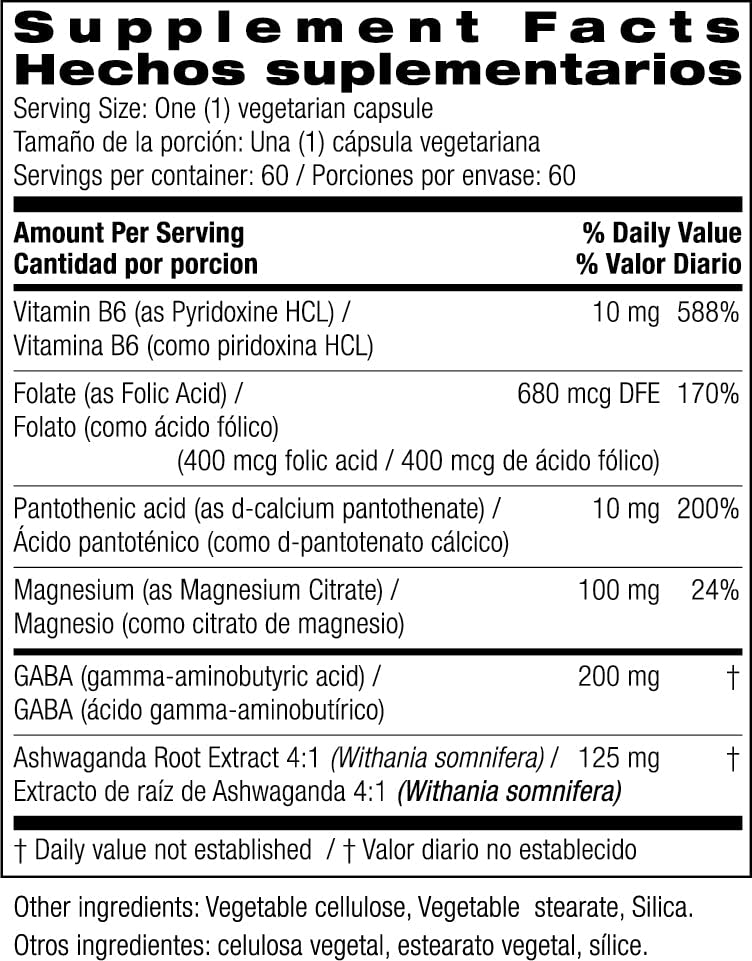 Bio Nutrition Stress Wellness with Ashwagandha, 60 Vegetarian Capsules Bio Nutrition buy supplements canada